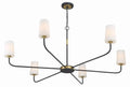 CRYSTORAMA, NILES MODERN CHANDELIER, CHANDELIER LIGHT