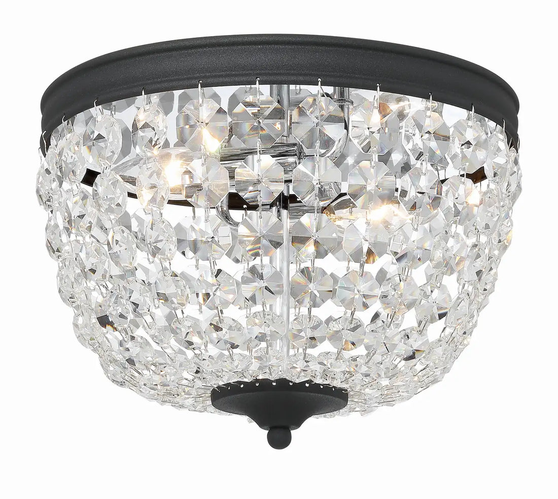 CRYSTORAMA, NOLA FLUSH MOUNT, FLUSH MOUNT CEILING LIGHTS