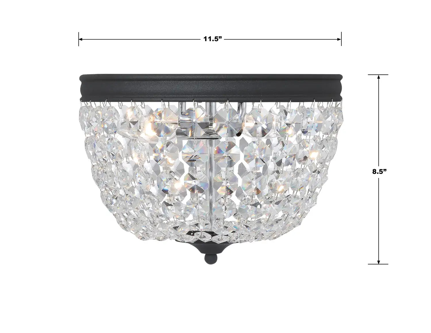 CRYSTORAMA, NOLA FLUSH MOUNT, FLUSH MOUNT CEILING LIGHTS