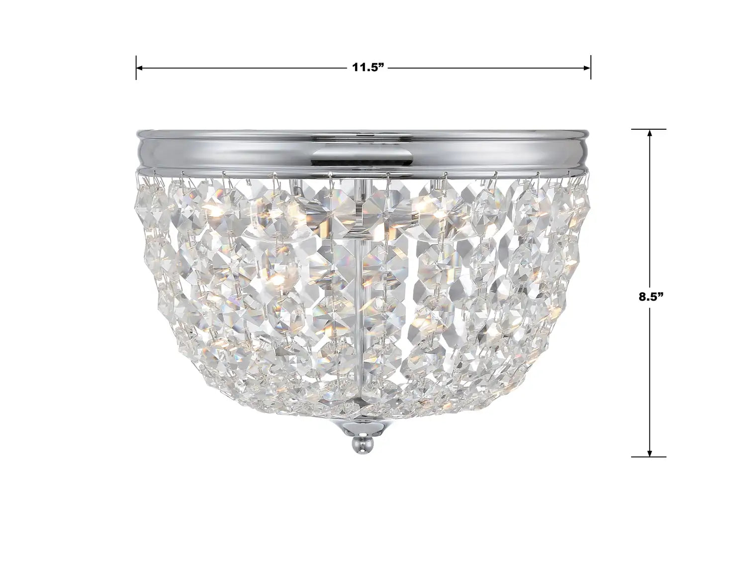 CRYSTORAMA, NOLA FLUSH MOUNT, FLUSH MOUNT CEILING LIGHTS