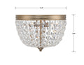 CRYSTORAMA, NOLA FLUSH MOUNT, FLUSH MOUNT CEILING LIGHTS