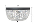 CRYSTORAMA, NOLA FLUSH MOUNT, FLUSH MOUNT CEILING LIGHTS