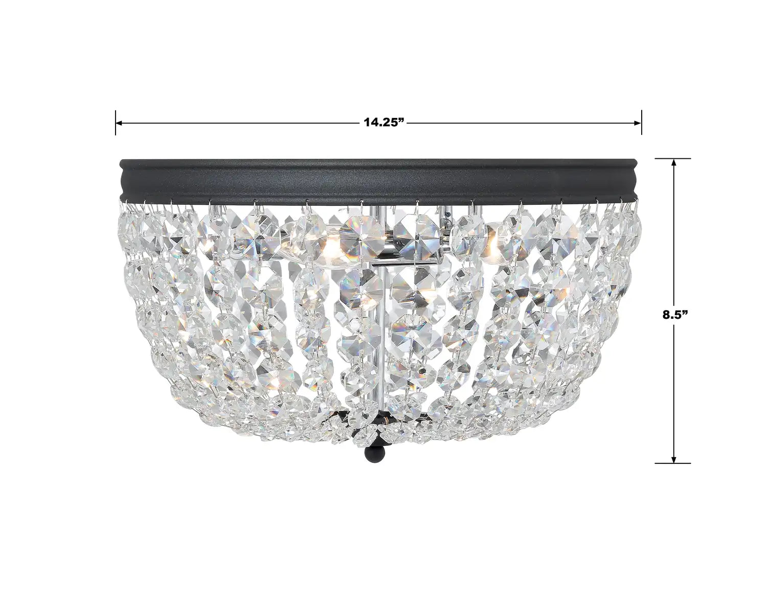 CRYSTORAMA, NOLA FLUSH MOUNT, FLUSH MOUNT CEILING LIGHTS