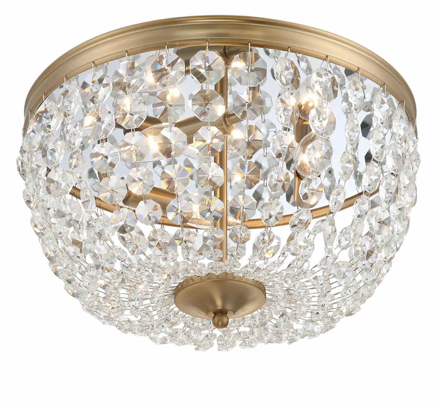 CRYSTORAMA, NOLA FLUSH MOUNT, FLUSH MOUNT CEILING LIGHTS