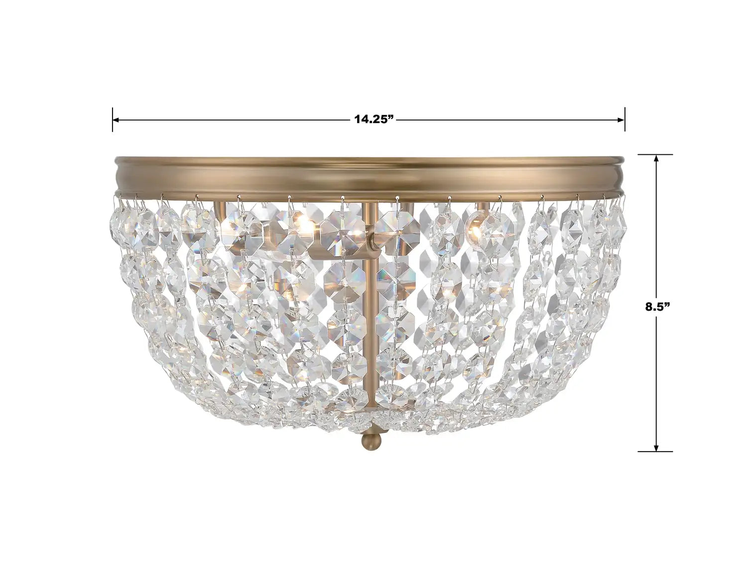 CRYSTORAMA, NOLA FLUSH MOUNT, FLUSH MOUNT CEILING LIGHTS