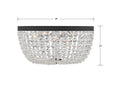 CRYSTORAMA, NOLA FLUSH MOUNT, FLUSH MOUNT CEILING LIGHTS