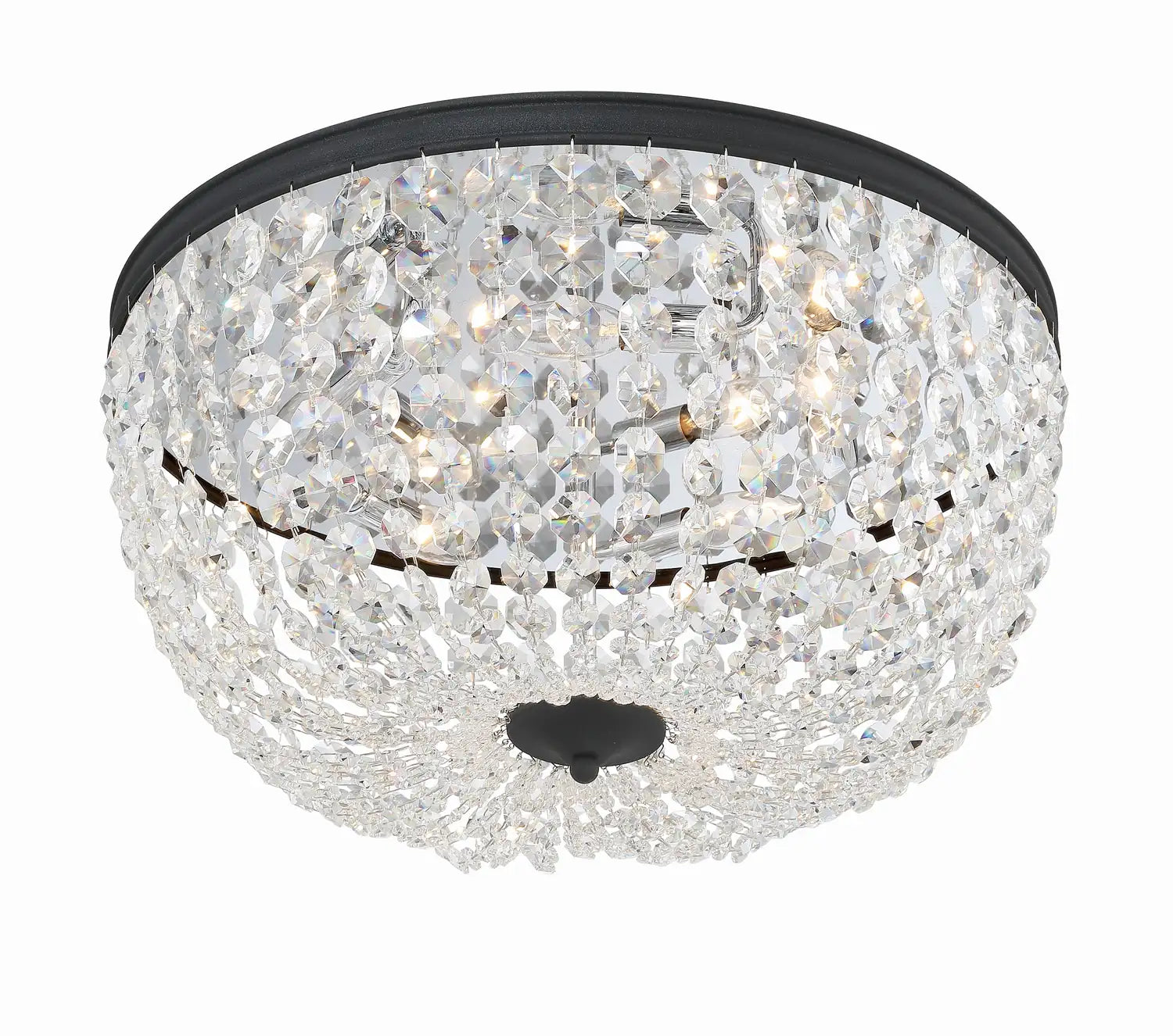 CRYSTORAMA, NOLA FLUSH MOUNT, FLUSH MOUNT CEILING LIGHTS