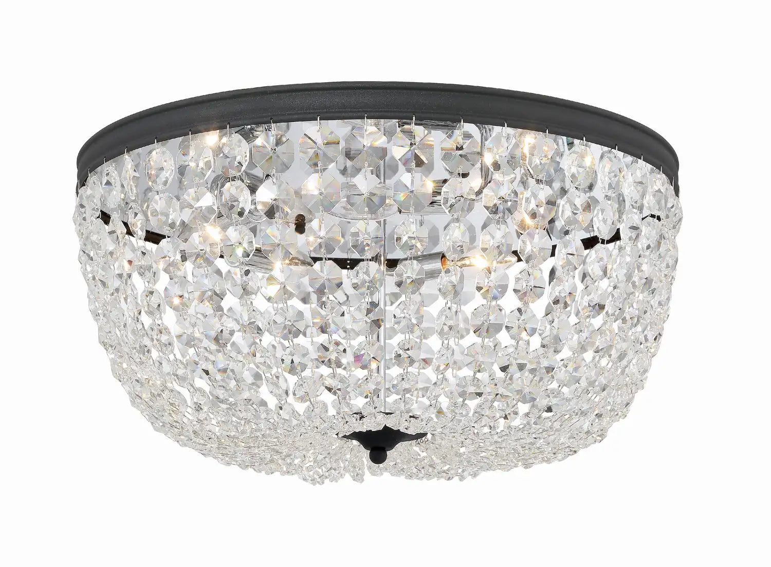 CRYSTORAMA, NOLA FLUSH MOUNT, FLUSH MOUNT CEILING LIGHTS