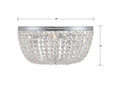 CRYSTORAMA, NOLA FLUSH MOUNT, FLUSH MOUNT CEILING LIGHTS