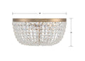 CRYSTORAMA, NOLA FLUSH MOUNT, FLUSH MOUNT CEILING LIGHTS