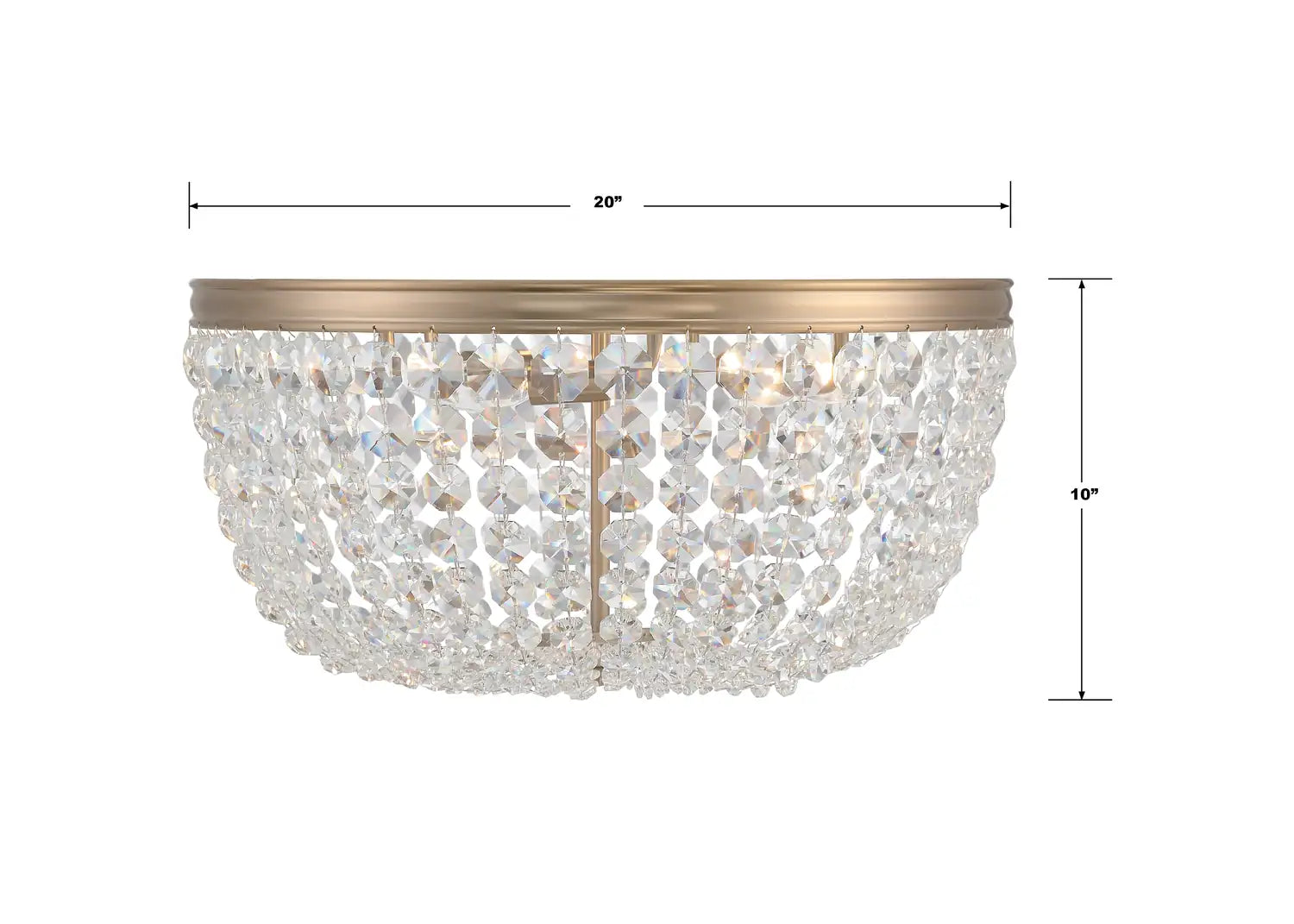CRYSTORAMA, NOLA FLUSH MOUNT, FLUSH MOUNT CEILING LIGHTS