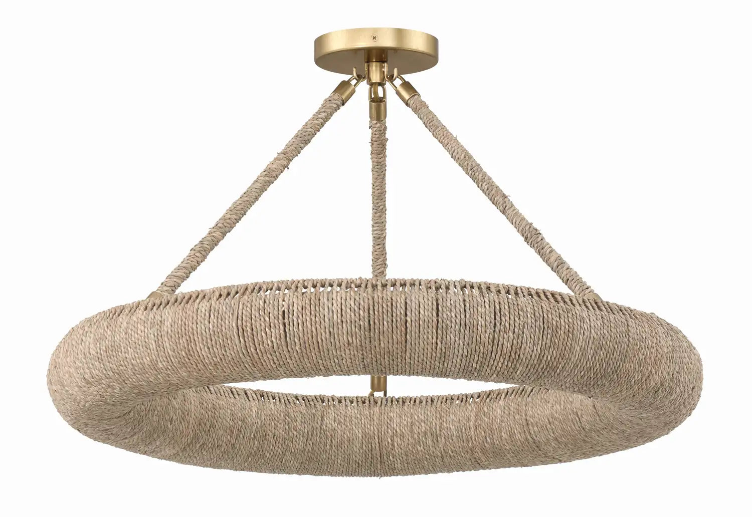 CRYSTORAMA, OAKLEY INTEGRATED LED SOFT SEMI FLUSH MOUNT, FLUSH MOUNT CEILING LIGHTS