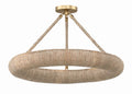 CRYSTORAMA, OAKLEY INTEGRATED LED SOFT SEMI FLUSH MOUNT, FLUSH MOUNT CEILING LIGHTS
