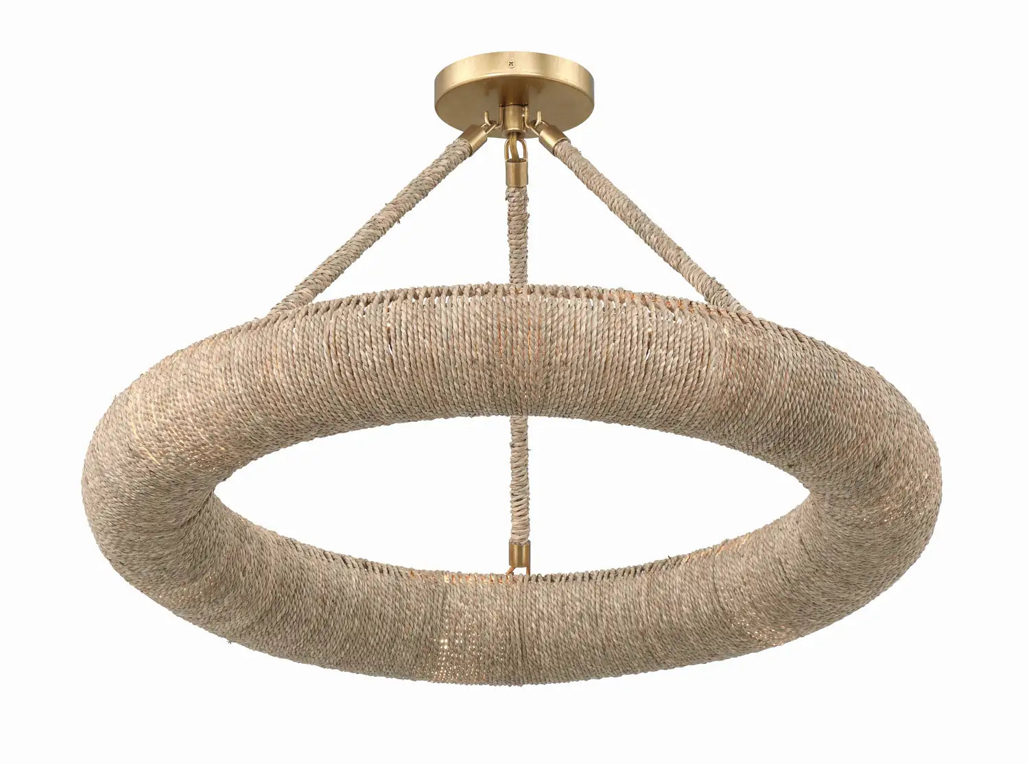 CRYSTORAMA, OAKLEY INTEGRATED LED SOFT SEMI FLUSH MOUNT, FLUSH MOUNT CEILING LIGHTS