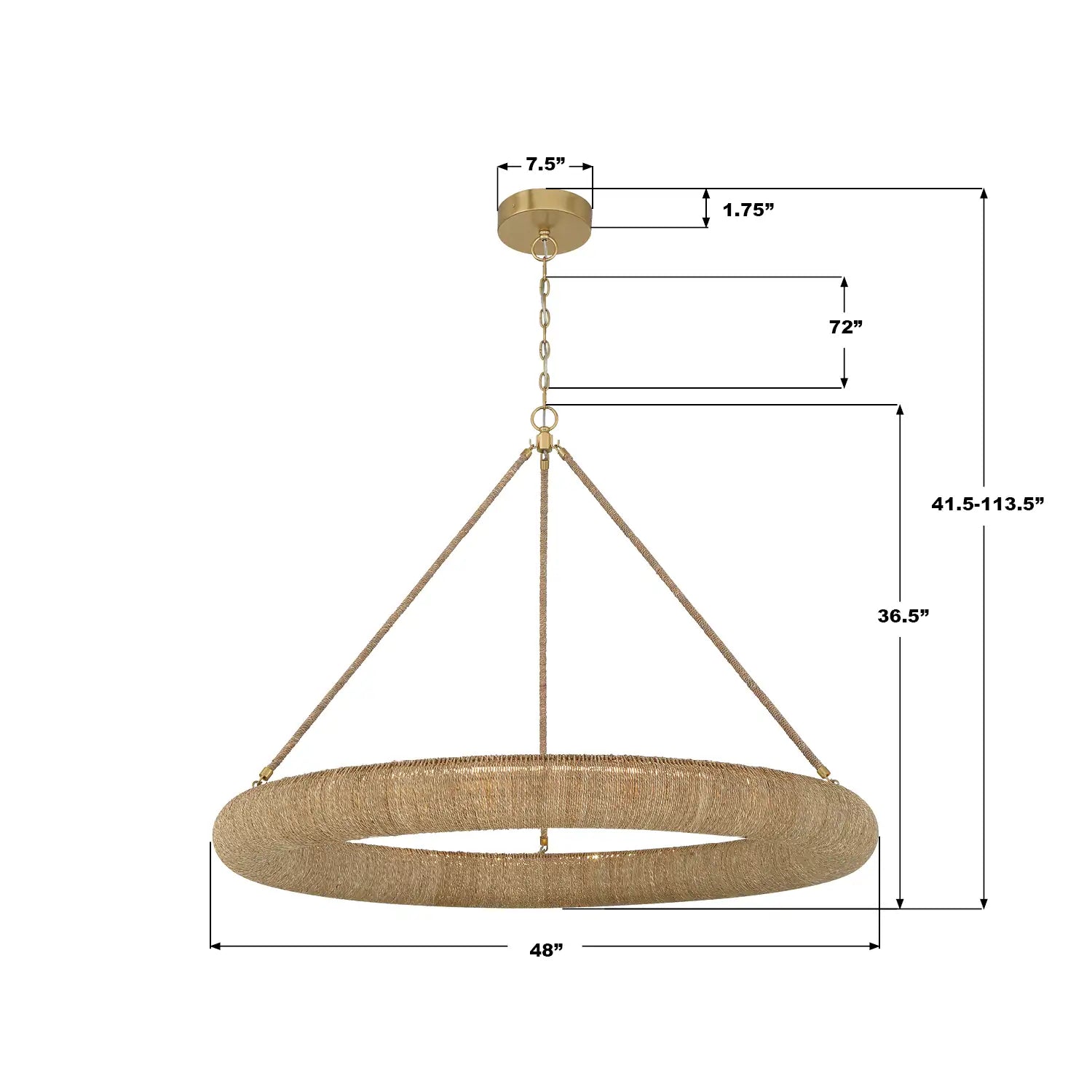 CRYSTORAMA, OAKLEY INTEGRATED LED CHANDELIER, CHANDELIER LIGHT
