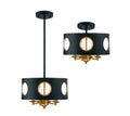 CRYSTORAMA, ODELLE SEMI FLUSH MOUNT, FLUSH MOUNT CEILING LIGHTS