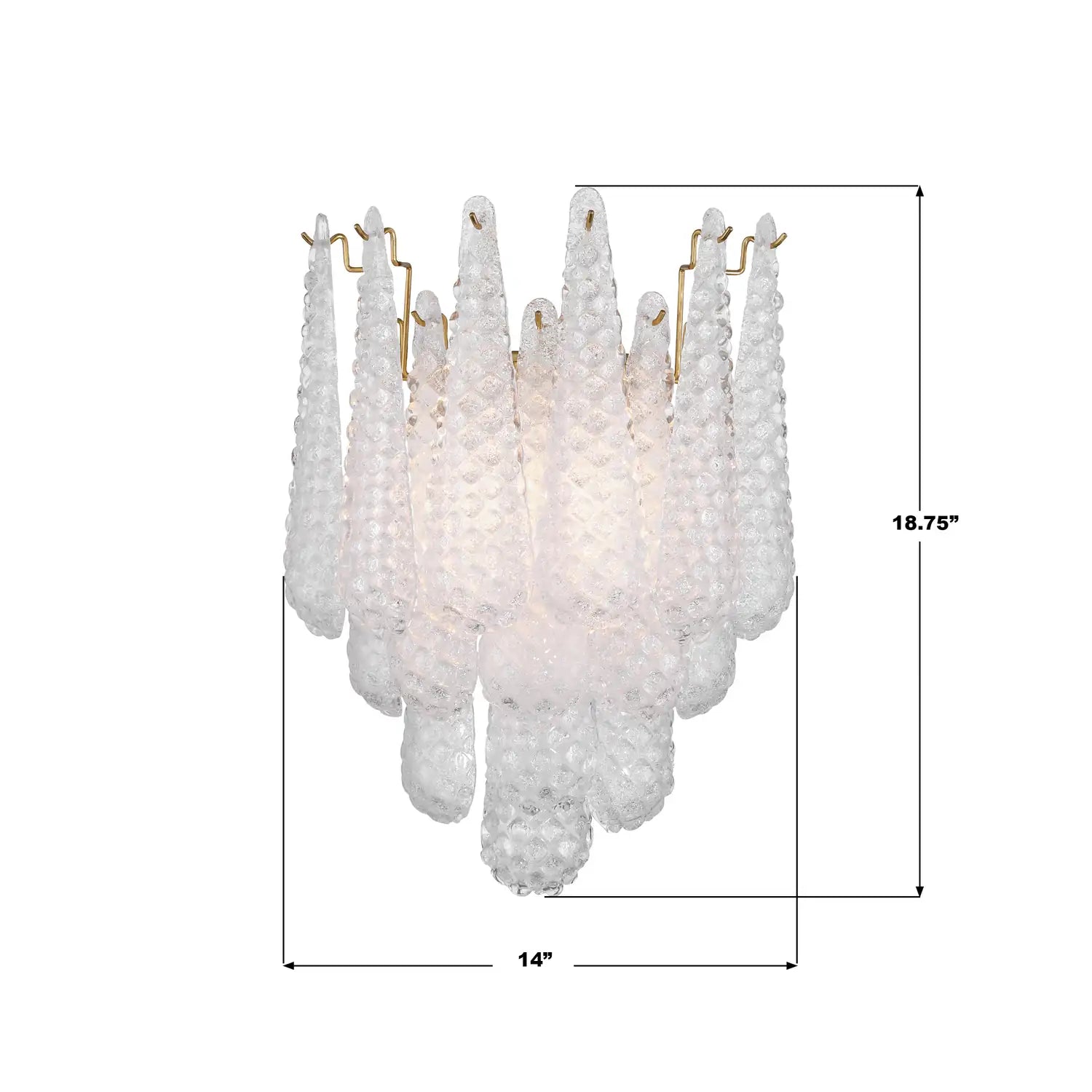 CRYSTORAMA, OLLIE SCONCE, WALL SCONCES