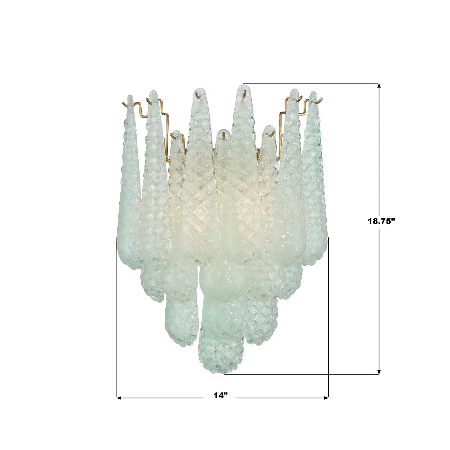 CRYSTORAMA, OLLIE SCONCE, WALL SCONCES