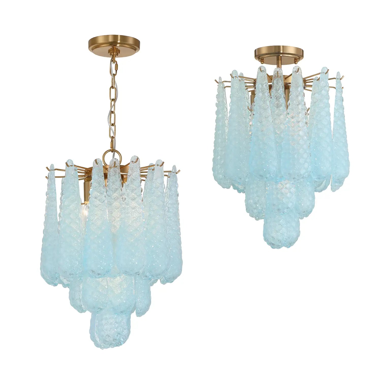 CRYSTORAMA, OLLIE SEMI FLUSH MOUNT, FLUSH MOUNT CEILING LIGHTS