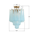 CRYSTORAMA, OLLIE SEMI FLUSH MOUNT, FLUSH MOUNT CEILING LIGHTS