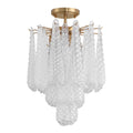 CRYSTORAMA, OLLIE SEMI FLUSH MOUNT, FLUSH MOUNT CEILING LIGHTS