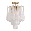 CRYSTORAMA, OLLIE SEMI FLUSH MOUNT, FLUSH MOUNT CEILING LIGHTS