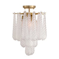 CRYSTORAMA, OLLIE SEMI FLUSH MOUNT, FLUSH MOUNT CEILING LIGHTS