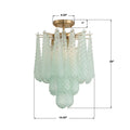 CRYSTORAMA, OLLIE SEMI FLUSH MOUNT, FLUSH MOUNT CEILING LIGHTS