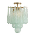 CRYSTORAMA, OLLIE SEMI FLUSH MOUNT, FLUSH MOUNT CEILING LIGHTS