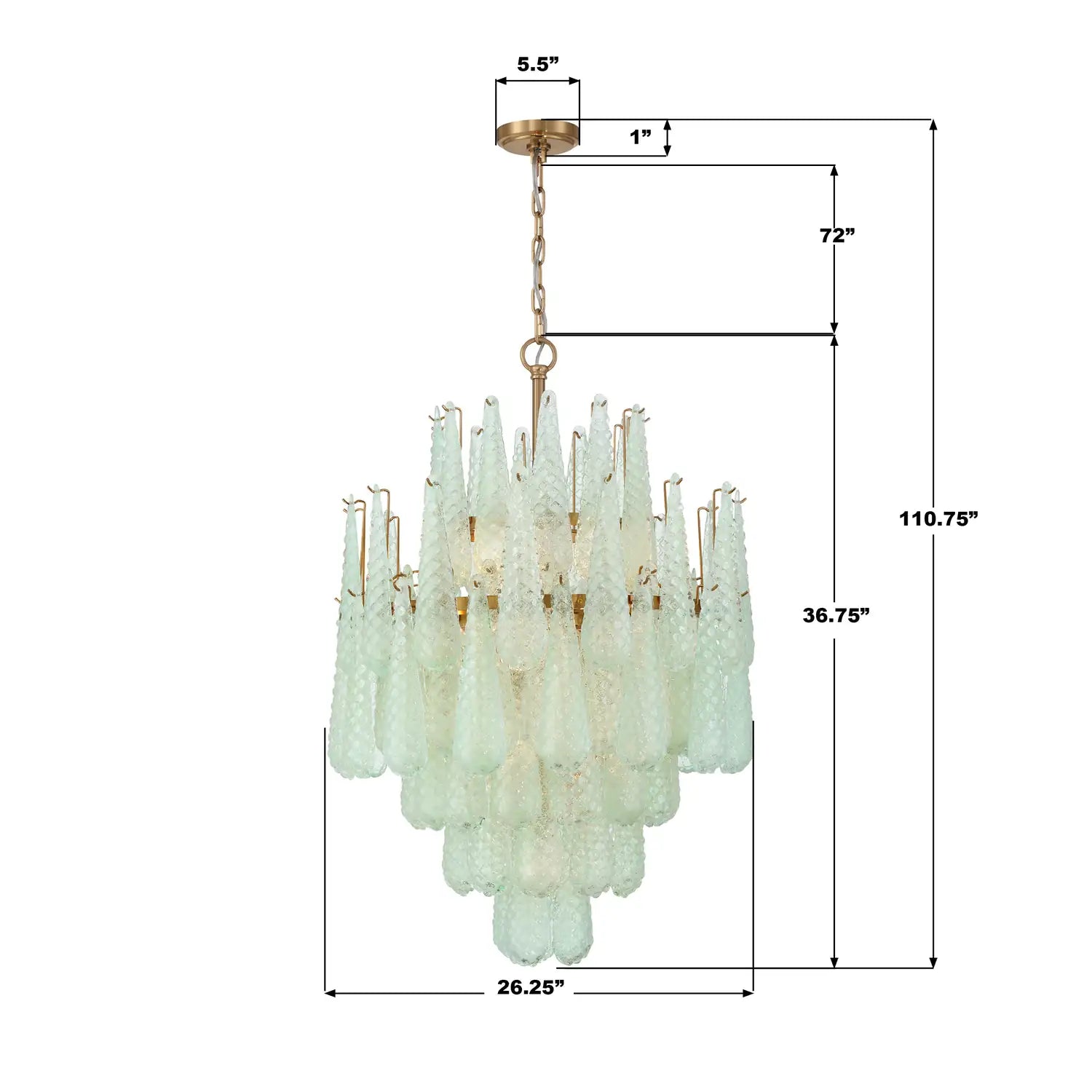 CRYSTORAMA, OLLIE CHANDELIER, CHANDELIER LIGHT