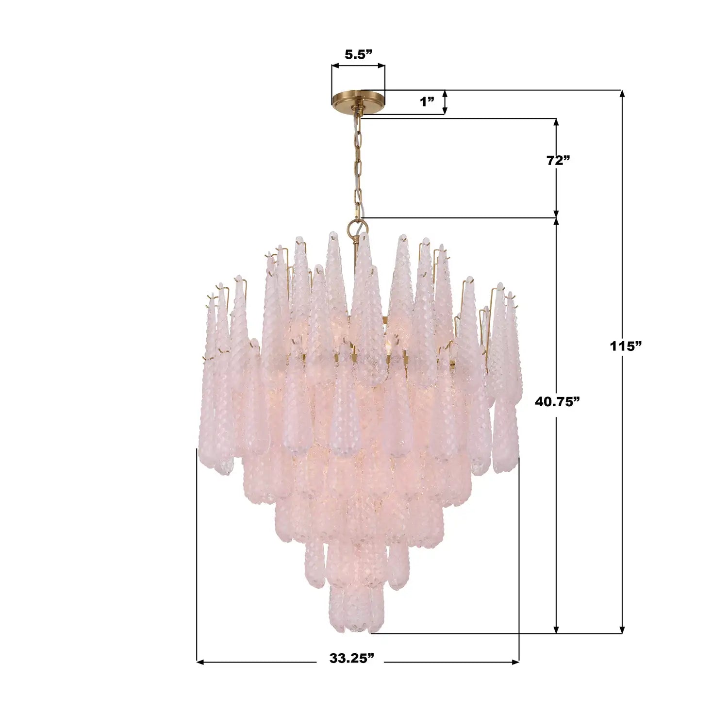 CRYSTORAMA, OLLIE CHANDELIER, CHANDELIER LIGHT