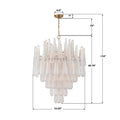 CRYSTORAMA, OLLIE CHANDELIER, CHANDELIER LIGHT