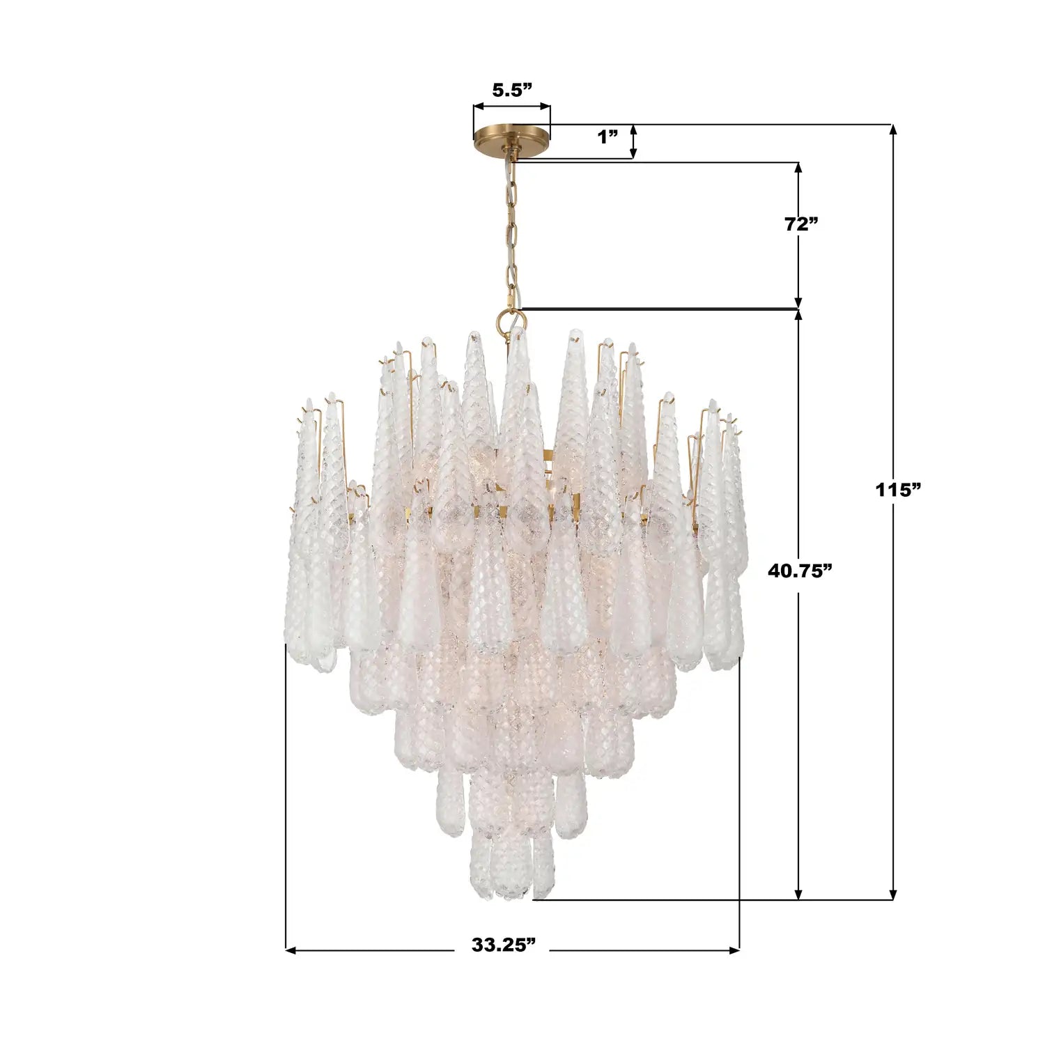 CRYSTORAMA, OLLIE CHANDELIER, CHANDELIER LIGHT
