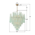 CRYSTORAMA, OLLIE CHANDELIER, CHANDELIER LIGHT