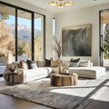 CRYSTORAMA, ORSON MODERN SEMI FLUSH MOUNT, FLUSH MOUNT CEILING LIGHTS