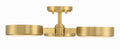 CRYSTORAMA, ORSON MODERN SEMI FLUSH MOUNT, FLUSH MOUNT CEILING LIGHTS