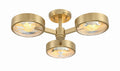 CRYSTORAMA, ORSON MODERN SEMI FLUSH MOUNT, FLUSH MOUNT CEILING LIGHTS