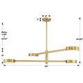 CRYSTORAMA, ORSON MODERN LINEAR CHANDELIER, CHANDELIER LIGHT