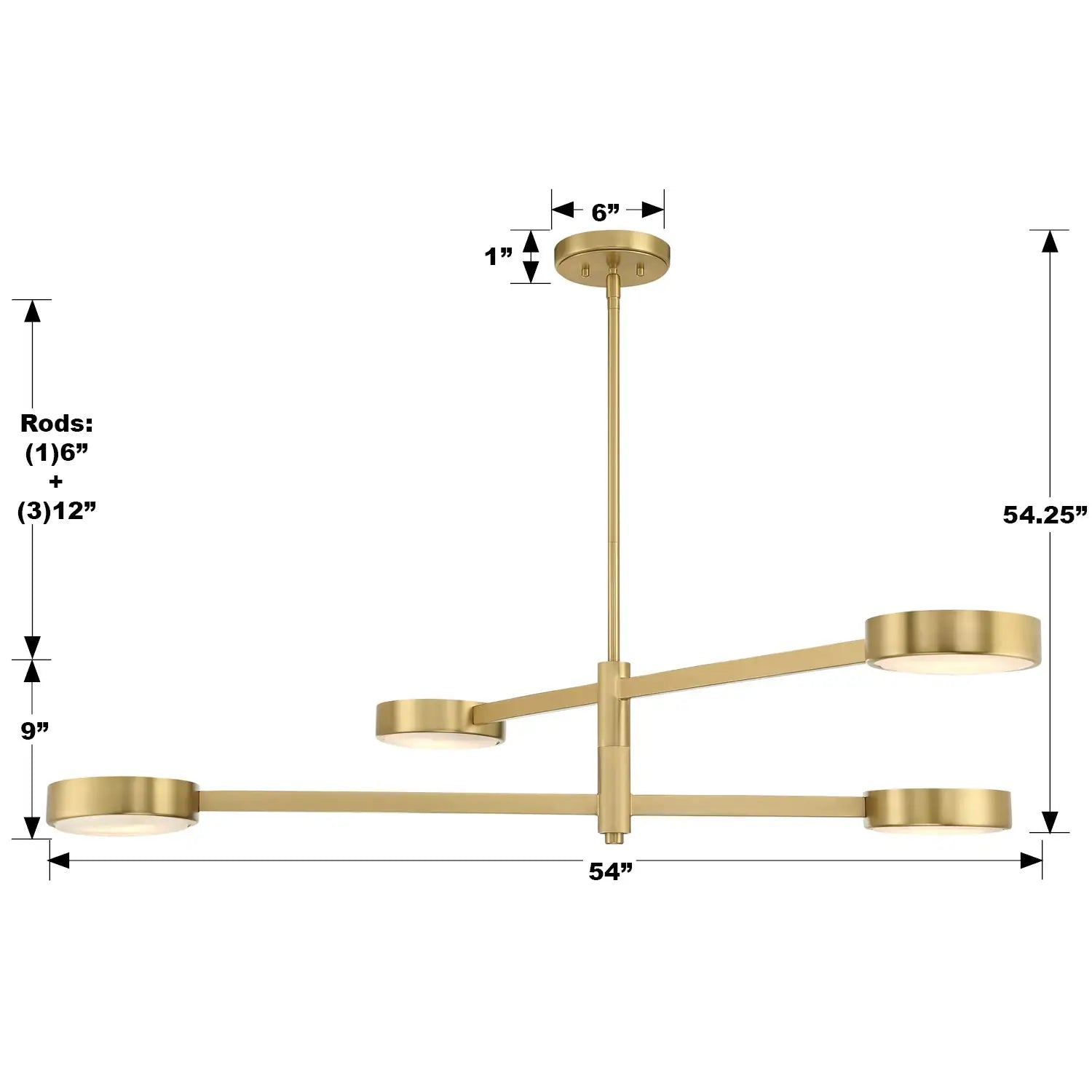CRYSTORAMA, ORSON MODERN LINEAR CHANDELIER, CHANDELIER LIGHT