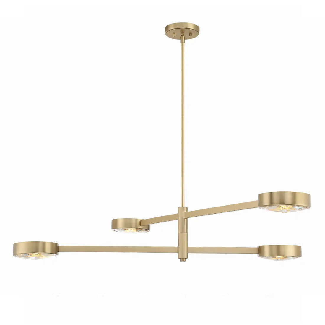 CRYSTORAMA, ORSON MODERN LINEAR CHANDELIER, CHANDELIER LIGHT