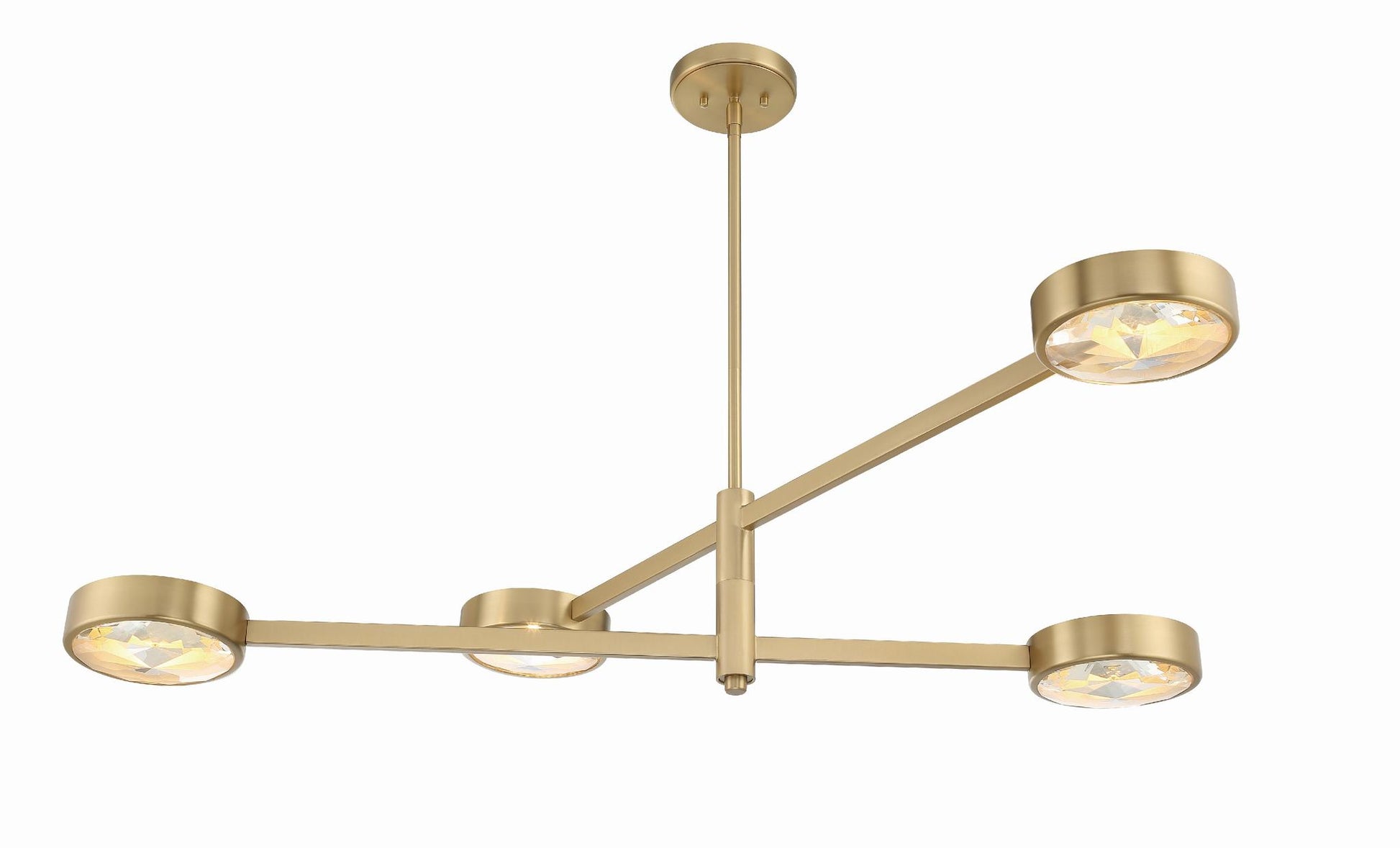 CRYSTORAMA, ORSON MODERN LINEAR CHANDELIER, CHANDELIER LIGHT