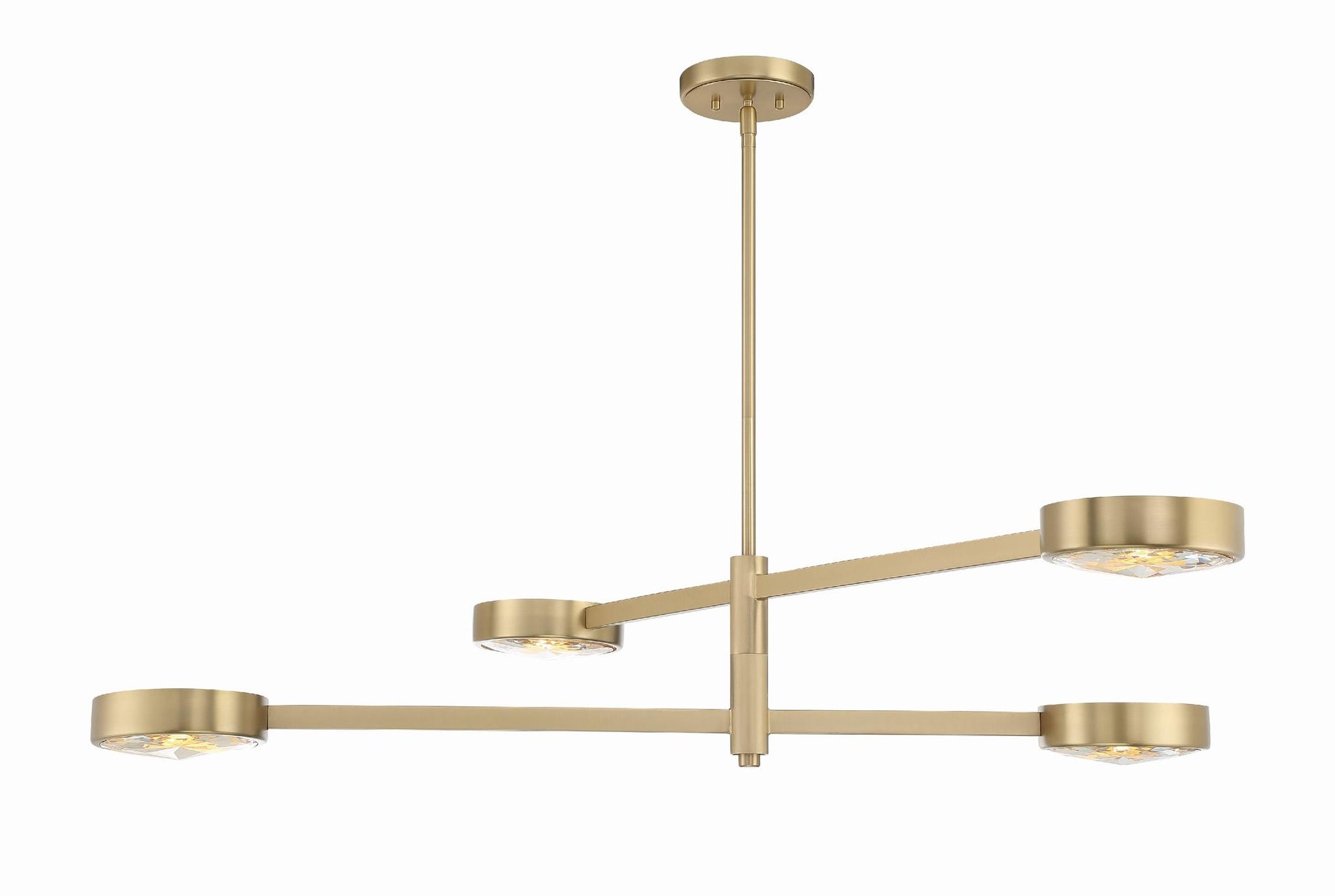 CRYSTORAMA, ORSON MODERN LINEAR CHANDELIER, CHANDELIER LIGHT