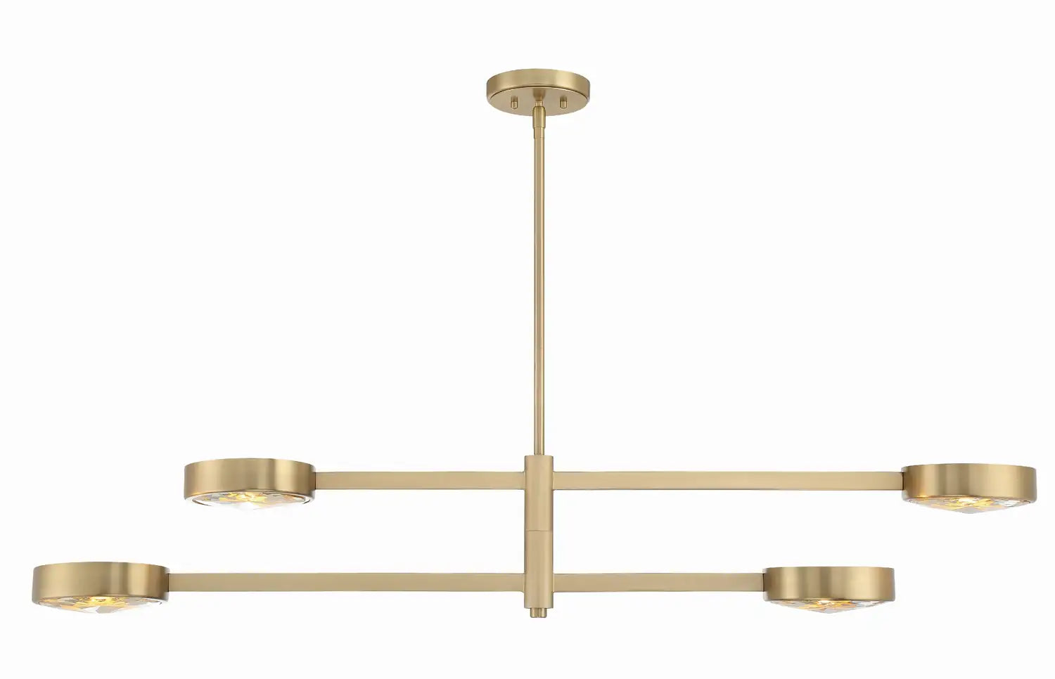 CRYSTORAMA, ORSON MODERN LINEAR CHANDELIER, CHANDELIER LIGHT