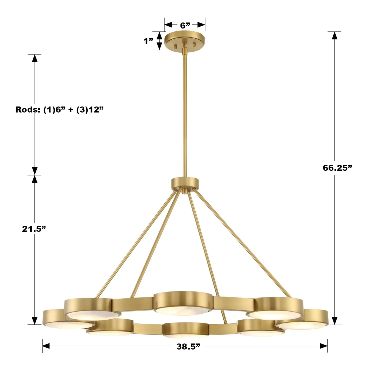 CRYSTORAMA, ORSON MODERN CHANDELIER, CHANDELIER LIGHT