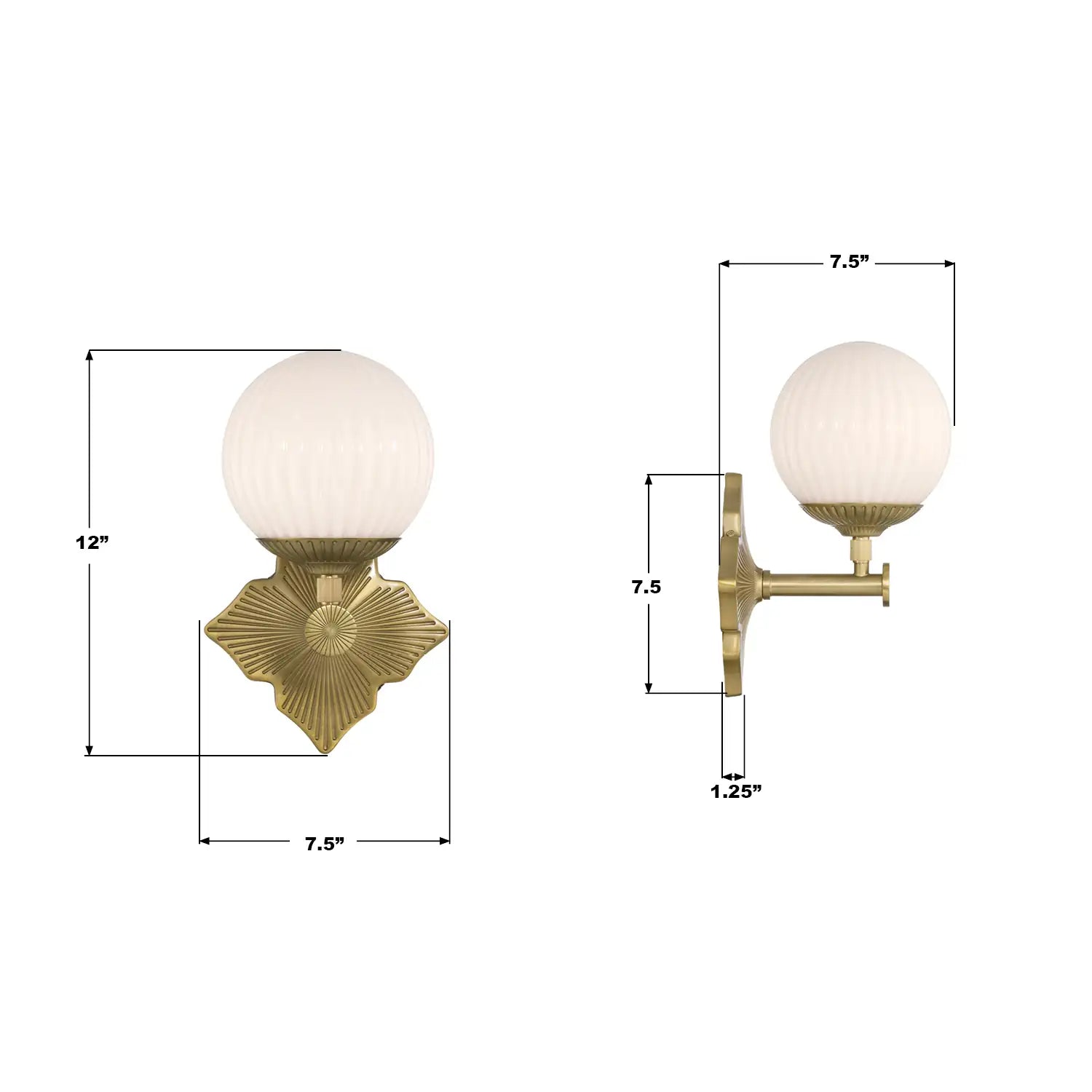 CRYSTORAMA, ORLY SCONCE, WALL SCONCES