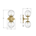 CRYSTORAMA, ORLY SCONCE, WALL SCONCES