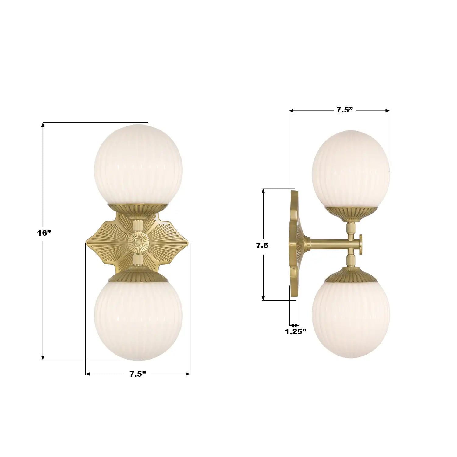 CRYSTORAMA, ORLY SCONCE, WALL SCONCES