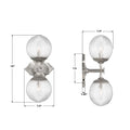 CRYSTORAMA, ORLY SCONCE, WALL SCONCES
