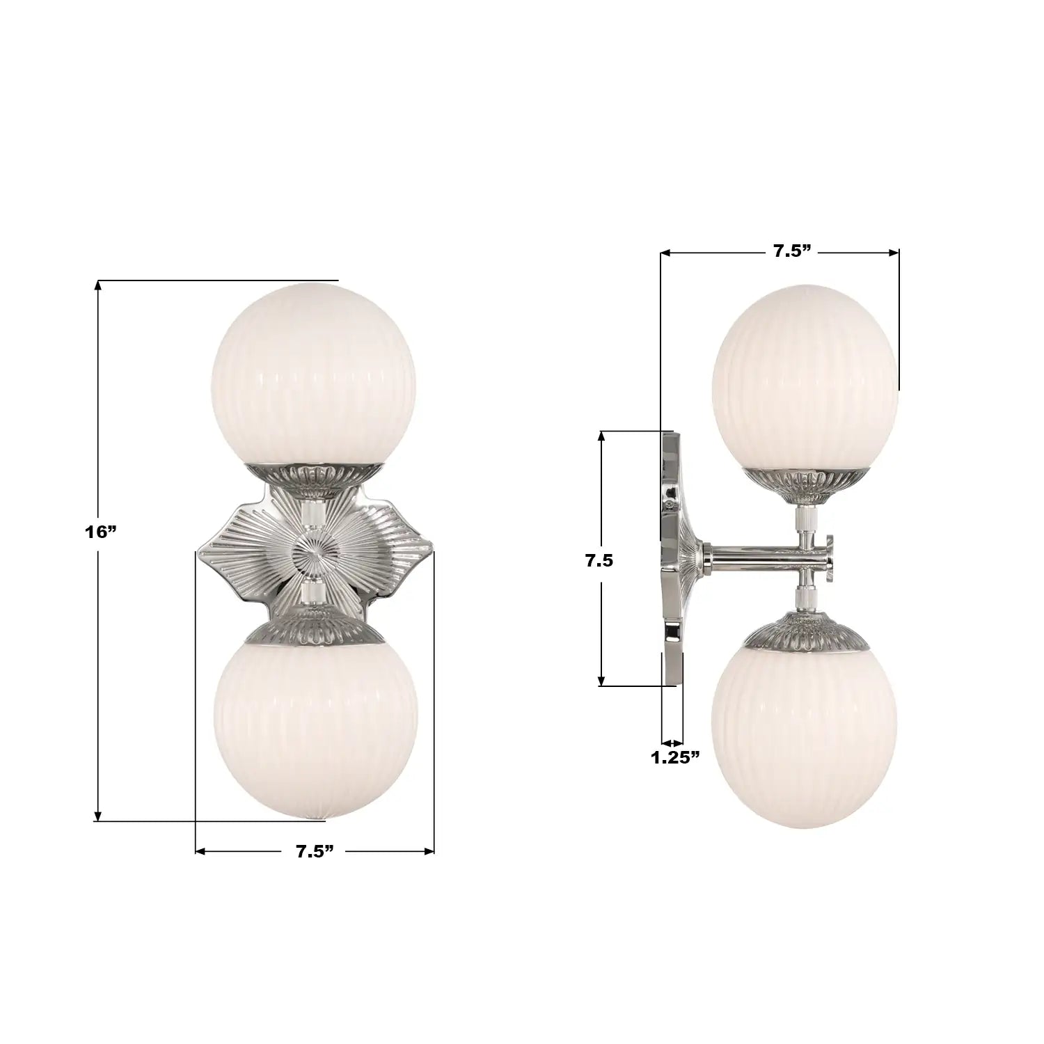 CRYSTORAMA, ORLY SCONCE, WALL SCONCES