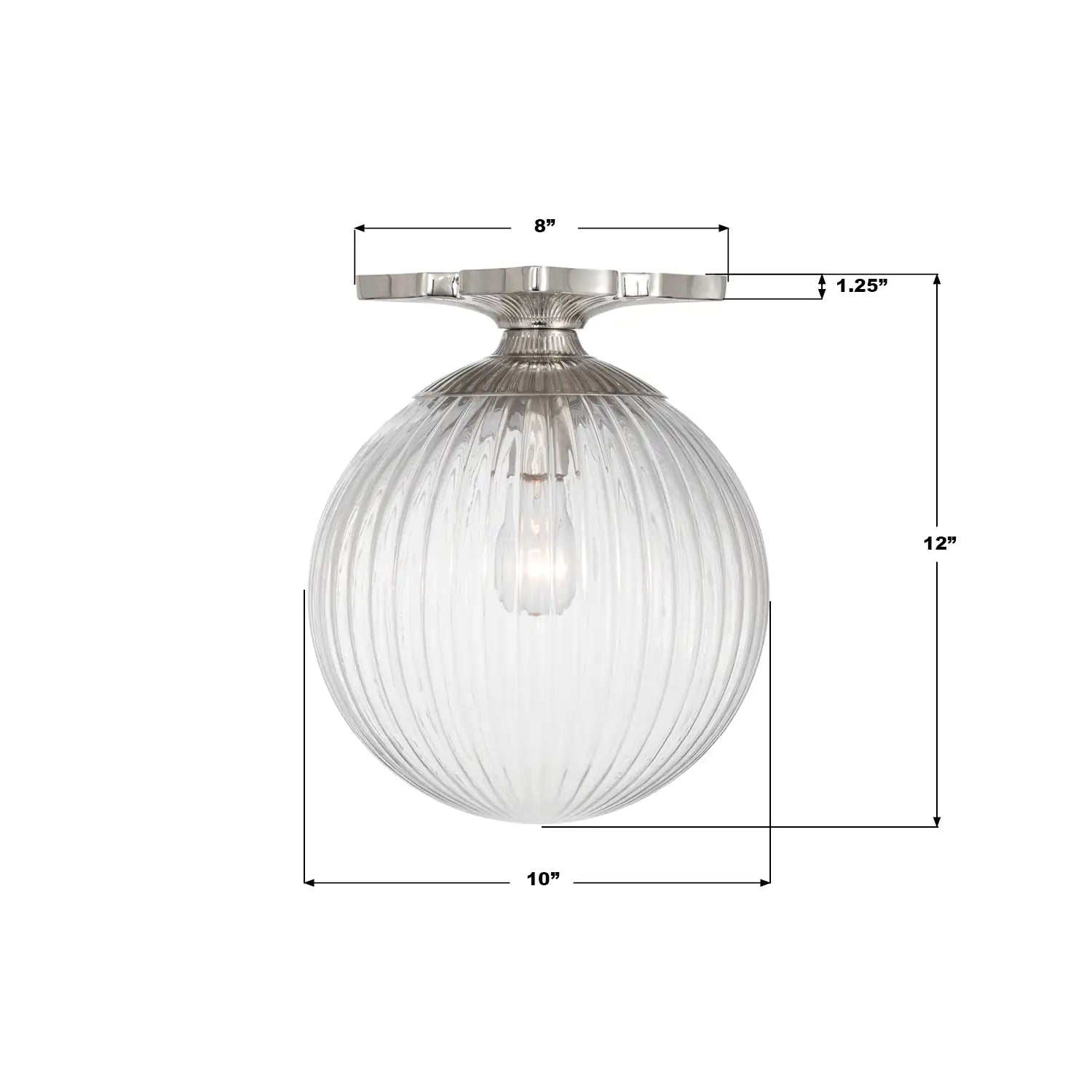CRYSTORAMA, ORLY SEMI FLUSH MOUNT, FLUSH MOUNT CEILING LIGHTS
